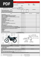 Formato de Inspección de Motocicletas | PDF