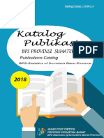 Katalog Publikasi BPS Provinsi Sumatera Barat 2018