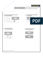 TYPE L01 Inst - Man Edge Light Panel PDF