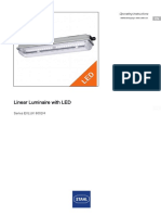 Linear Luminaire With LED: Series EXLUX 6002/4