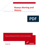 Reaxys Alerting and History: How To Save Hitsets