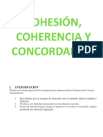 Cohesion-Concordancia y Coherencia