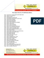 Terex Spare Parts List PDF