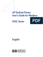 HP Deskjet Printer User'S Guide For Windows 970C Series: 970C.Book Page Iii Tuesday, February 1, 2000 11:31 PM