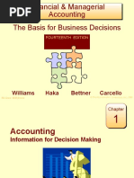 The Basis For Business Decisions: Financial & Managerial Accounting