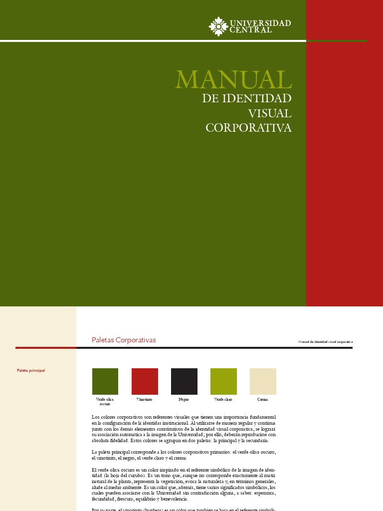 Manual: De Identidad Visual Corporativa | Color | Verde