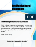 Teaching Multicultural Classroom