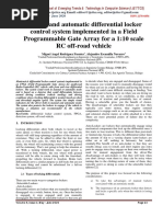 Manual and automatic differential locker control system implemented in a Field Programmable Gate Array for a 1:10 scale RC off-road vehicle
