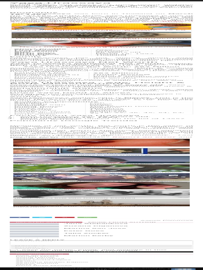 Yaya Urassaya - Net Worth, Salary, Age, Height, Bio, Wiki! | PDF