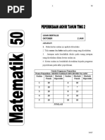 Pat Matematik Tingkatan 2 Kssm Contoh 2 Pdf