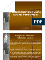 Penilaian Kelayakan Usaha