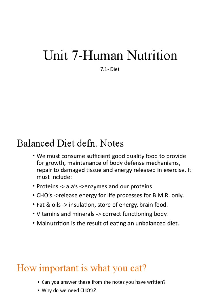 Understanding Human Nutrition Essentials | PDF | Dietary Fiber | Diet ...