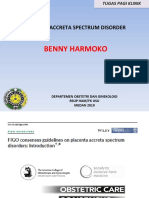 Benny Harmoko: Placenta Accreta Spectrum Disorder