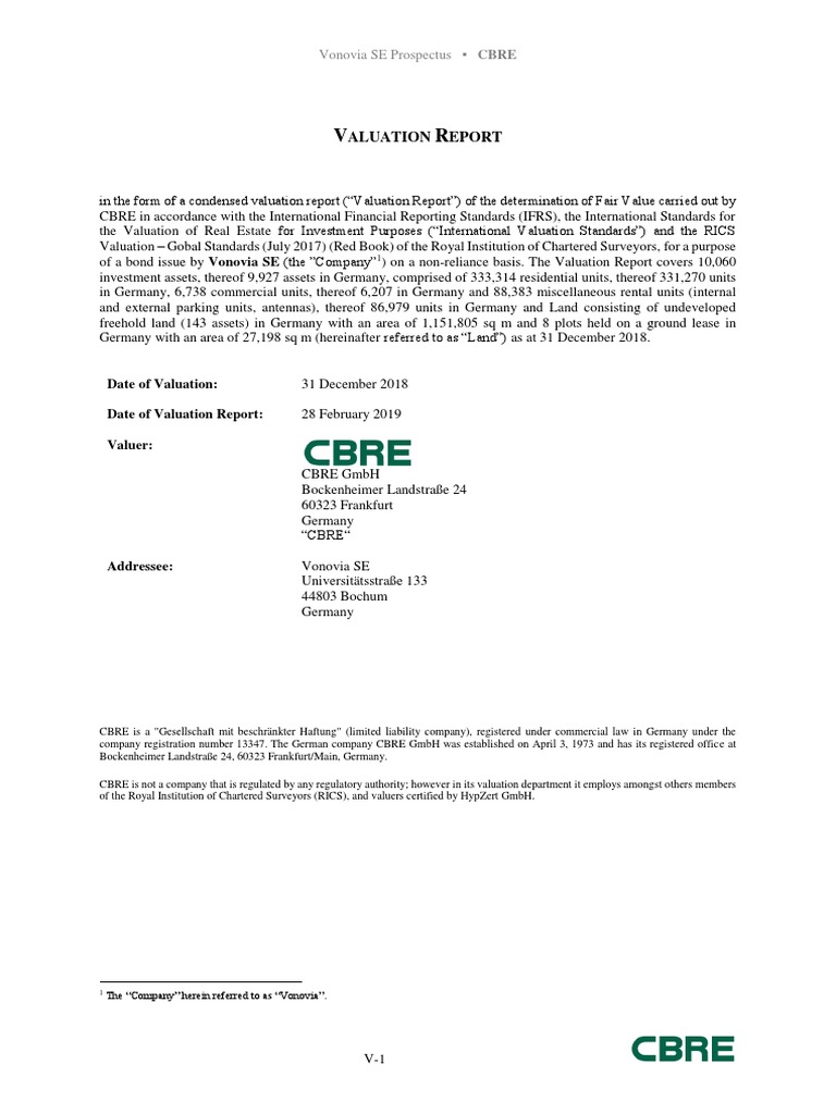 Aluation Eport: Date of Valuation: Date of Valuation Report: Valuer ...