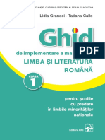 I_Ghidul profesorului, Limba si literatura romana cl.1 (a. 2019).pdf