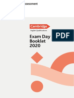 Exam Day Booklet 2020