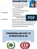 Pengenalan Icd-10, Struktur & Isi