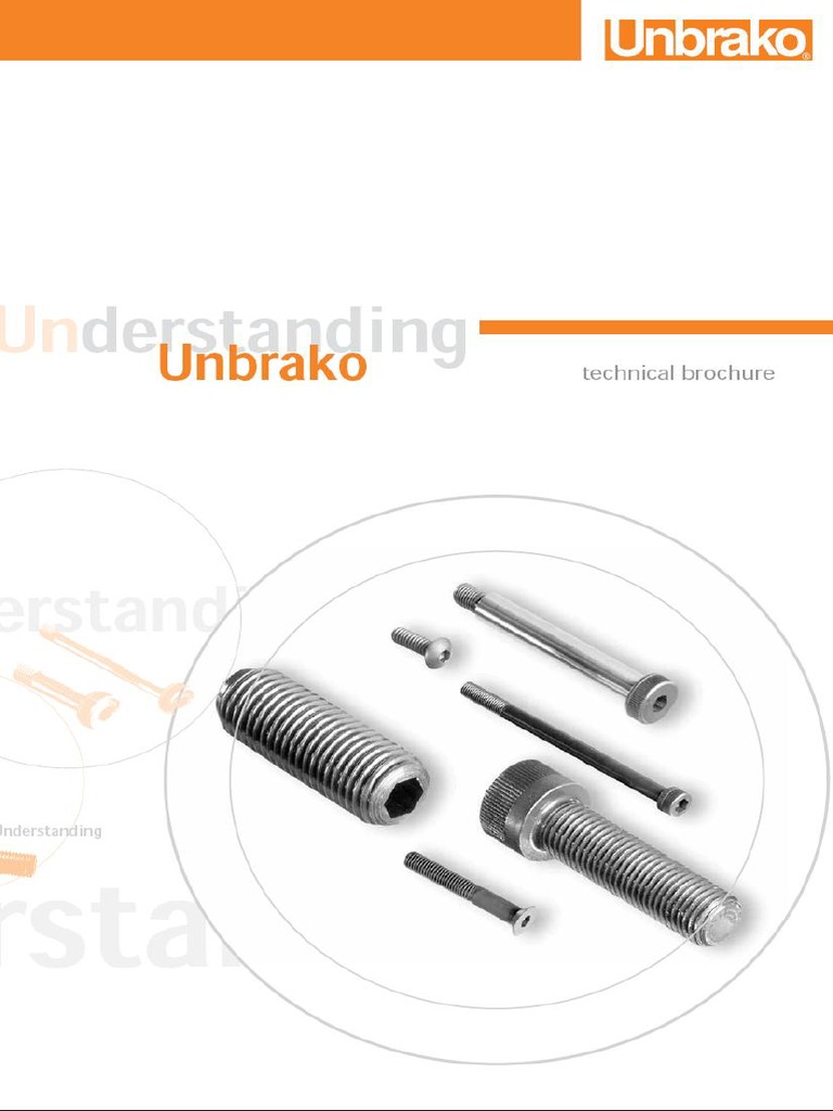 Unbrako Socket Screws Overview | PDF | Screw | Strength Of Materials