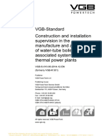 VGB-S-013!00!2014-12-En - Construction and Installation Supervision in The Manufacture and Assembly of Water-Tube Boilers and Associated Systems in The