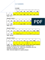 Codebreaker 17 Answers