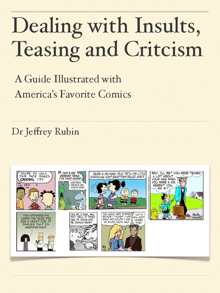 A Guide Illustrated With America's Favorite Comics: Dealing With ...