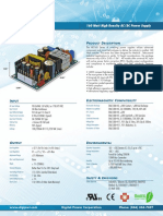 HD160 Series: 160 Watt High Density AC/DC Power Supply