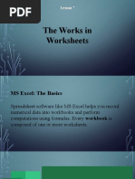 The Works in Worksheets: Lesson 7