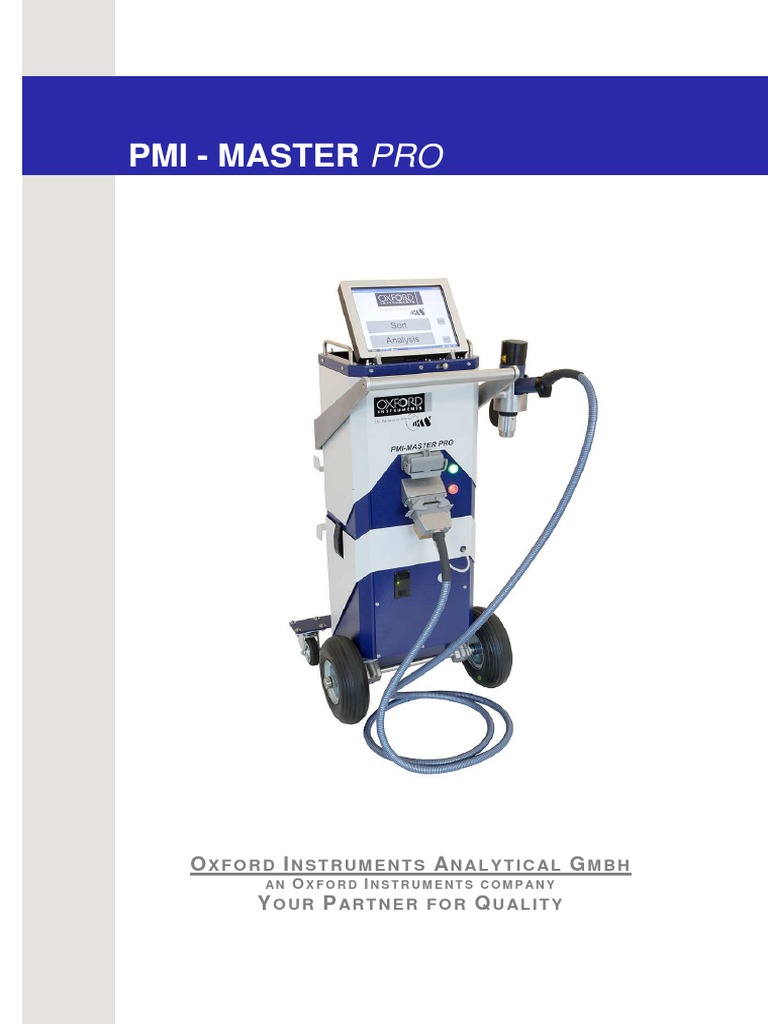 Manual PMI-MASTER Pro Rev. 0110 | PDF | Menu (Computing) | High Voltage