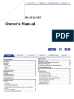 Owner's Manual: DSB50BT, DSB150BT, DSB250BT