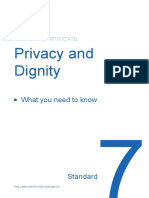 Privacy and Dignity: What You Need To Know