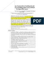 Mechanisms of Generation of Multi-Peak and Mode-Locked Resembling Pulses in Q-Switched Yb-Doped Fiber Lasers