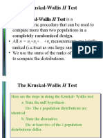 The Kruskal-Wallis H Test