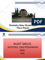 Inisiasi 7 Auditing II SIKLUS INVESTASI