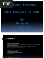 BSNL Swot