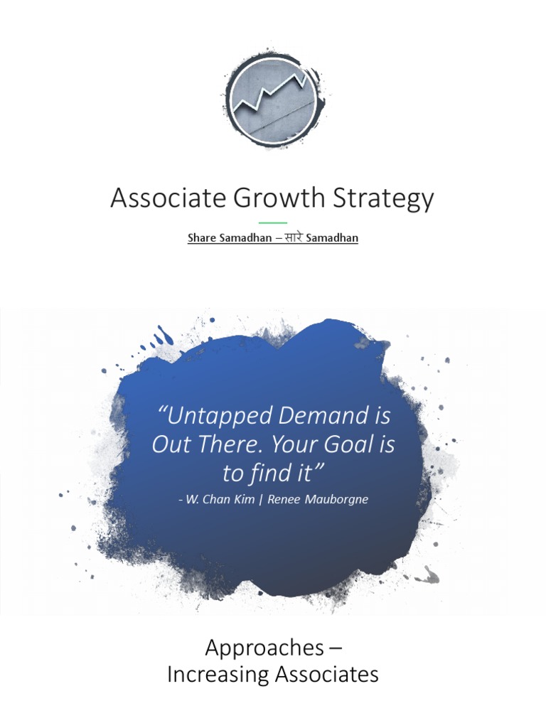 Associate Growth Strategy Guide | PDF | Market (Economics) | Service ...