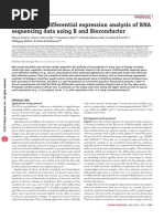 Count-Based Differential Expression Analysis of RNA Sequencing Data Using R and Bioconductor