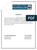 Ertificate: Functions of Nalsa