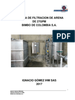 Sistema Filtracion Agua y Filtro Arena PDF