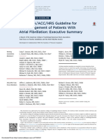 2014 AHA/ACC/HRS Guideline For The Management of Patients With Atrial Fibrillation: Executive Summary