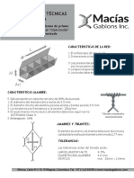 Ficha Tecnica Gavion H8x10 3.00 MM PDF