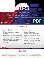 A Case Study of Vibration in Positive Displacement Pump Systems