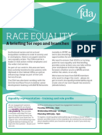 FDA Race Equality Briefing