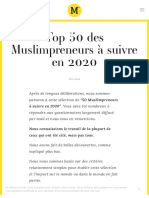 Top 50 Des Muslimpreneurs À Suivre en 2020 - Muslimpreneur™