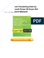 Analyzing and Visualizing Data by Using Microsoft Power BI Exam Ref 70-778 by Daniil Maslyuk