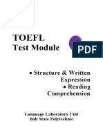 Toefl: Test Module