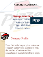 Pizza Hut Company: Group Members