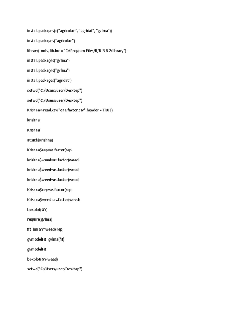 R Data Analysis for Agronomists | PDF | Teaching Methods & Materials