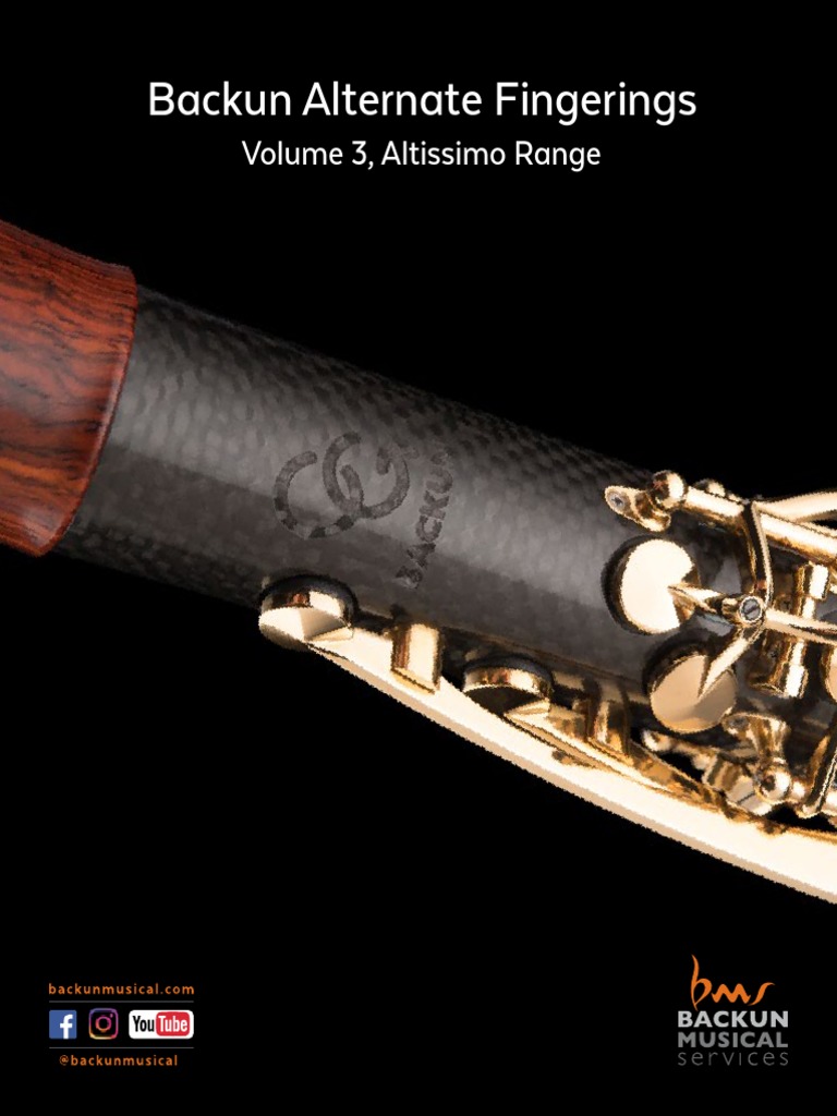 Backun Alternate Fingerings Volume 3, Altissimo Range Download Free