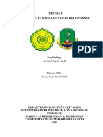 Refrat Pergerakan Bola Mata Dan Kelainannya Nadya Lutfi 2016730075 Dr. Arief SP.M RSUD R. Syamsudin, SH Sukabumi
