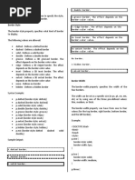 CSS Border Properties - Midterm